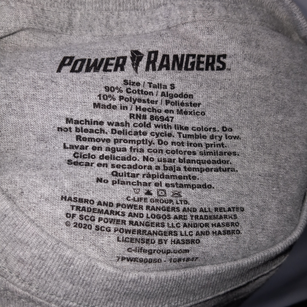 Mighty Morphin Power Rangers Tee - Picture 4 of 4